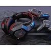 Onikuma K10 Gaming Headset with Surround Sound Pro Noise Canceling Gaming Headphones with Mic & RGB LED Light - Image 4